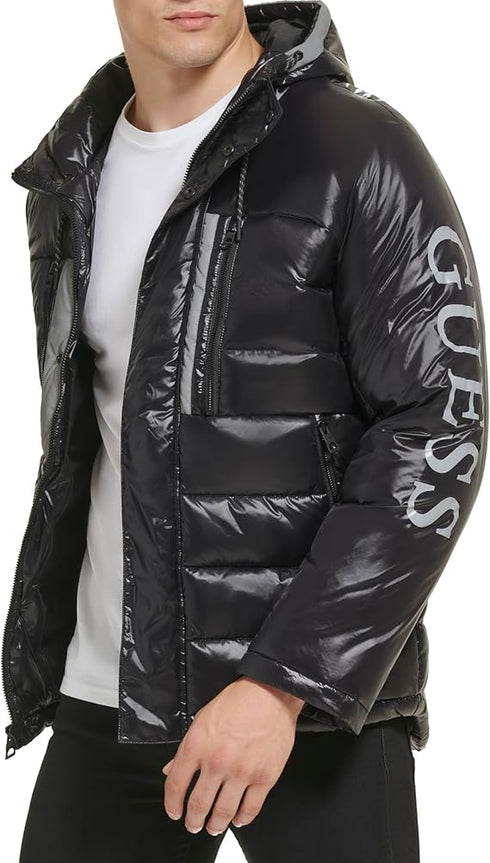 G S Puffer Jacket Black